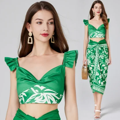 Tropical Breeze Floral Skirt Set - Image 6