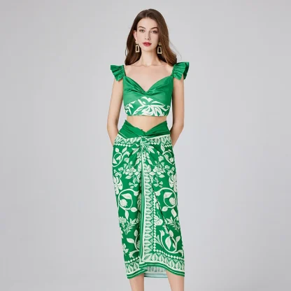 Tropical Breeze Floral Skirt Set - Image 4
