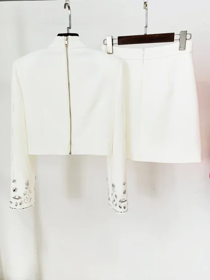 Skirt Outfit Set with Beads - Image 5