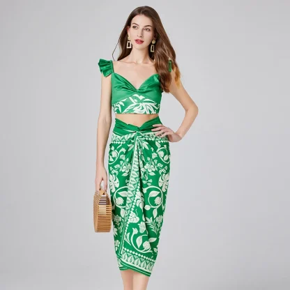 Tropical Breeze Floral Skirt Set - Image 5