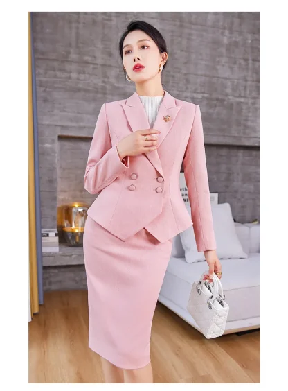 Professional Office Wear Skirt Set - Image 7