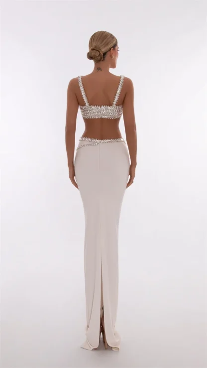 Sparkling Evening Long Skirt Set - Image 2