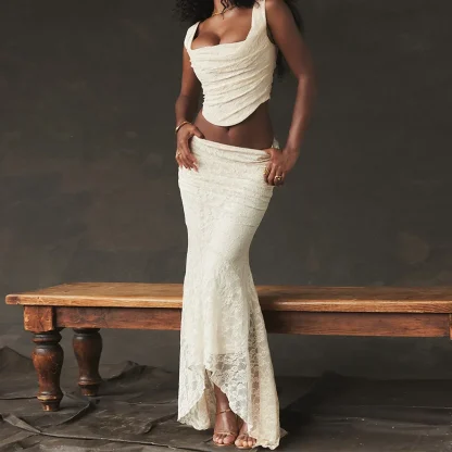 Sunset Glow Maxi Skirt Set