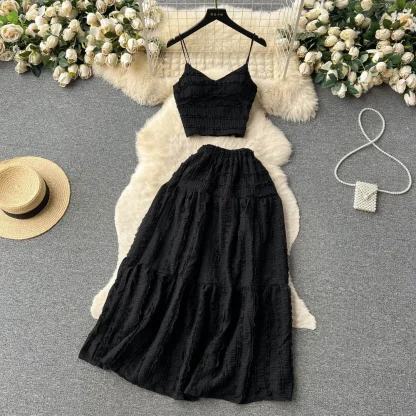 Beach Vibes Two-Piece Skirt Set - Image 3