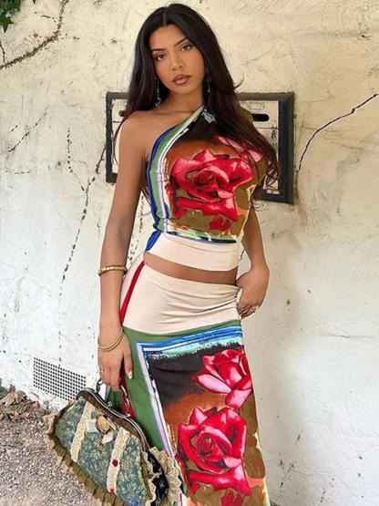 Two-Piece Vacation Skirt Set - Image 2