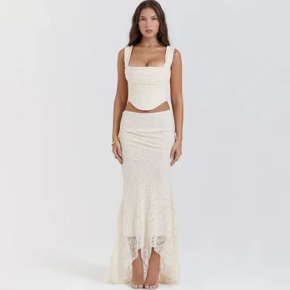 Sunset Glow Maxi Skirt Set - Image 6