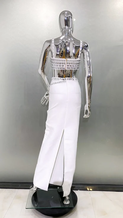 Sparkling Evening Long Skirt Set - Image 6