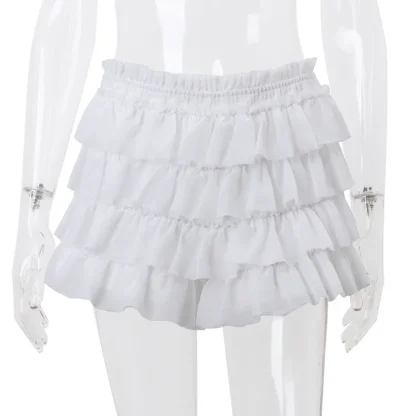 Ruffle Tiered Micro Skirt Set - Image 6