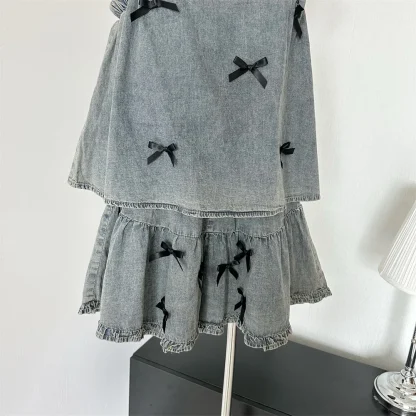 Aesthetic Denim Skirt Set - Image 4