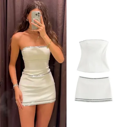 Summer Chic Mini Skirt Set - Image 2