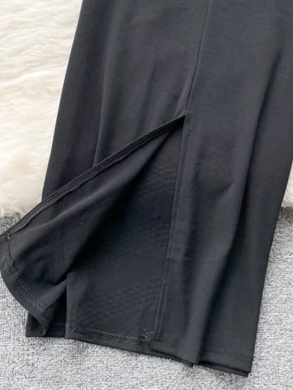 Sexy Sleeveless Two Piece Skirt Set - Image 6