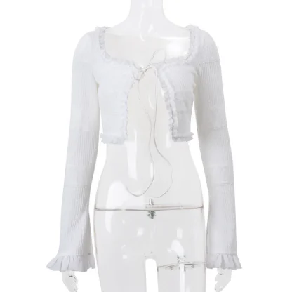 Ruffle Tiered Micro Skirt Set - Image 4