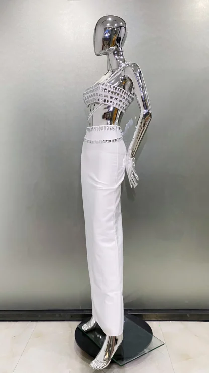 Sparkling Evening Long Skirt Set - Image 5